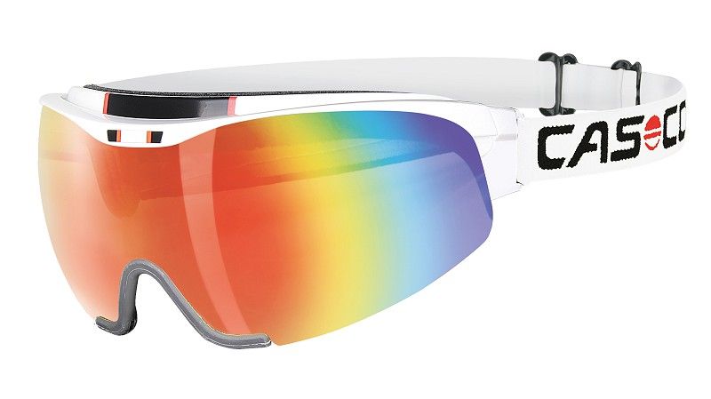 очки-маска casco spirit carbonic comp white-rainbow