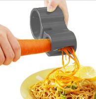 Нож спиральный двойной с точилкой для ножей Spiral Cutter Sharpener (цвет чёрный)_1