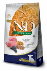 N&D Low Grain Lamb & Blueberry Puppy Mini (ягненок+черника для щенков мелких пород)