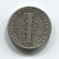 1 дайм (10 центов) 1923 года S редкий тип США