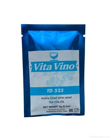 Дрожжи винные VIta Vino TD-525, 8 гр