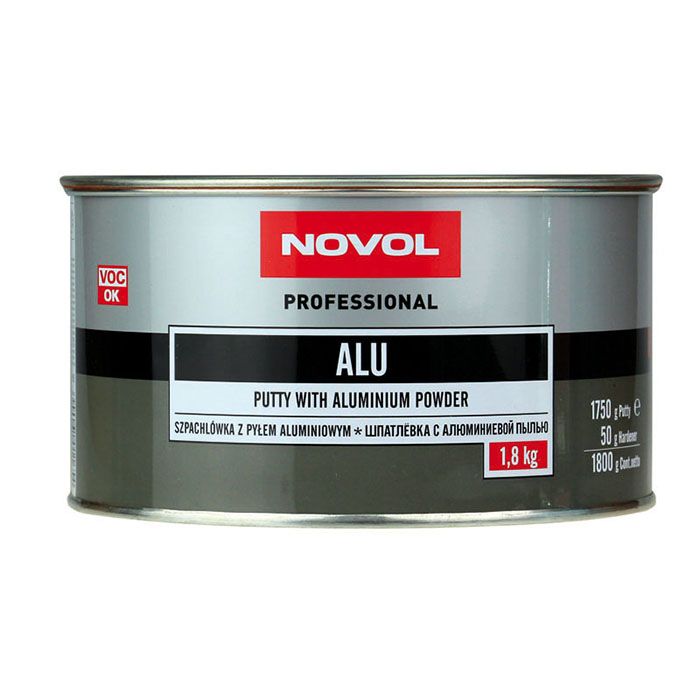 Novol Шпатлевка Alu, объем 1,8кг.