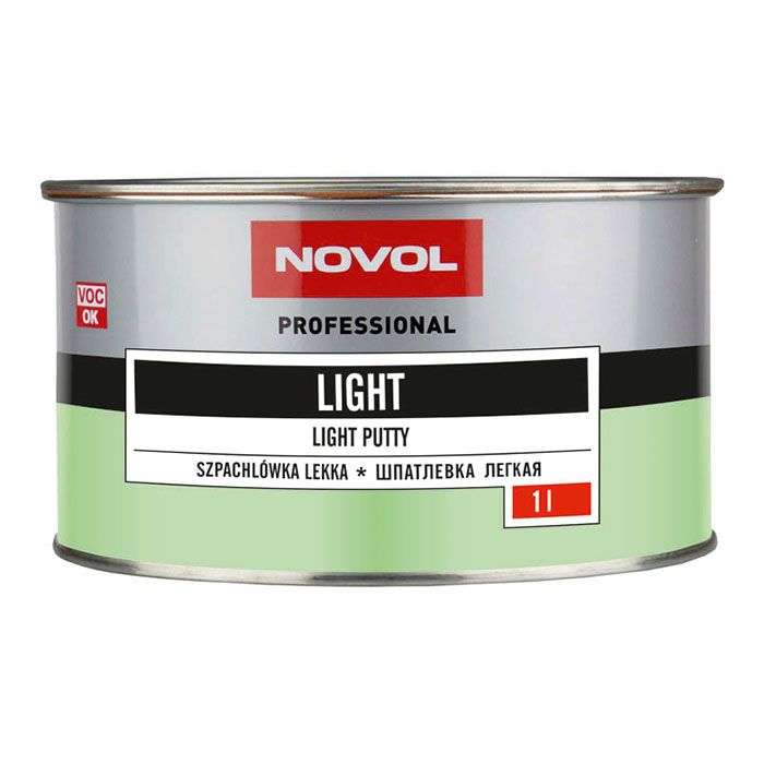 Novol LIGHT Шпатлевка легкая, объем 1л.