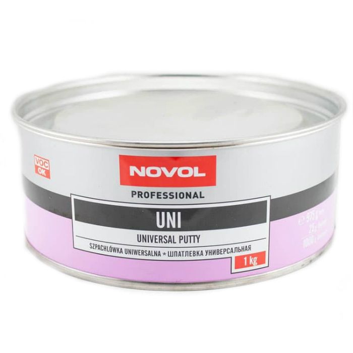 Novol UNI UNIVERSAL PUTTY Шпатлевка универсальная, объем 1кг.