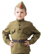 Костюм военный детский для мальчика Солдат, 3-5 лет