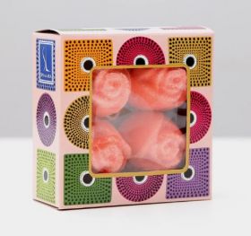 Набор бурлящих шаров для ванны Spa by Lara "Роза", 160 г