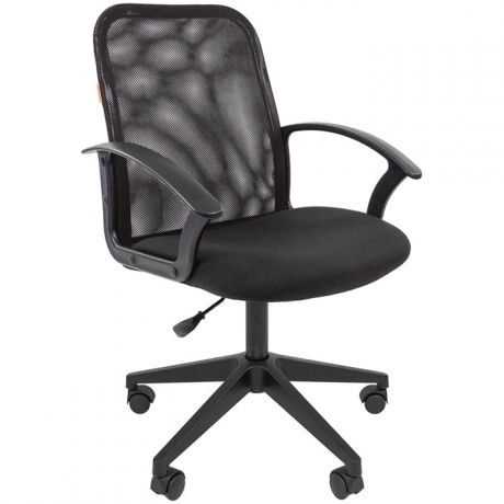 Офисное кресло для компьютера Chairman 615, ткань TW черная/сетка