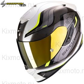 Шлем Scorpion EXO 1400 Air Attune, Бело-желтый