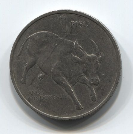 1 песо 1990 года Филиппины