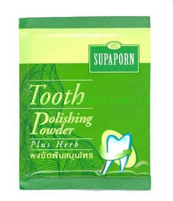 Зубной порошок с травами Supaporn, Тайланд 25 гр