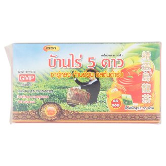 Тайский зеленый чай Улонг, в пакетах Baan Rai 25 шт