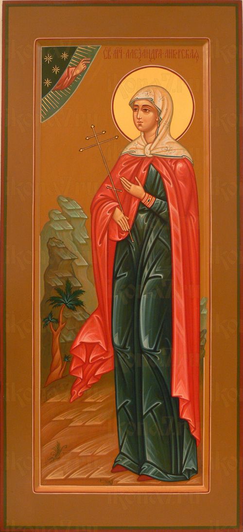 Икона Александра Амисийская мученица (рукописная)