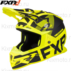 Шлем FXR Boost Evo - Black Hi-Vis