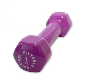 Гантель в виниловой оболочке Original Fittools FT-VWB-1 (1 кг) 