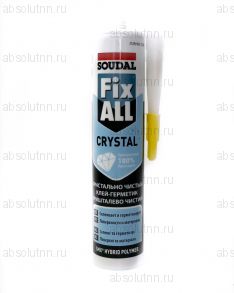 Клей-герметик SOUDAL Fix ALL Crystal 290 мл