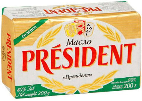 Kərə yağı Prezident 200 qr