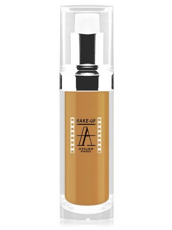Make-Up Atelier Paris Fluid Foundation Ocher  FLW5O Clear Metiss Тон-флюид водостойкий 5О  смешанная кожа (смуглый метис)