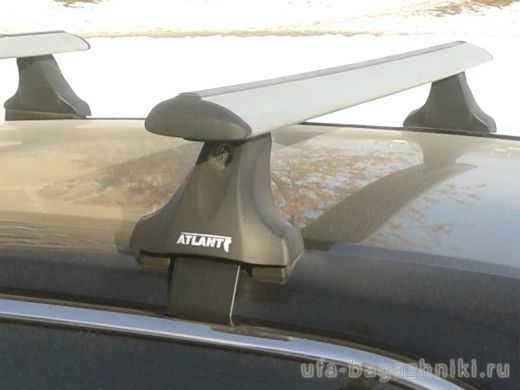 Багажник на крышу Toyota Camry XV40 2006-11, Атлант, крыловидные аэродуги, опора Е