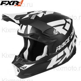 Шлем FXR Blade 2.0 Race Div - Black White