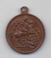 медаль 1907 года AUNC Великобритания