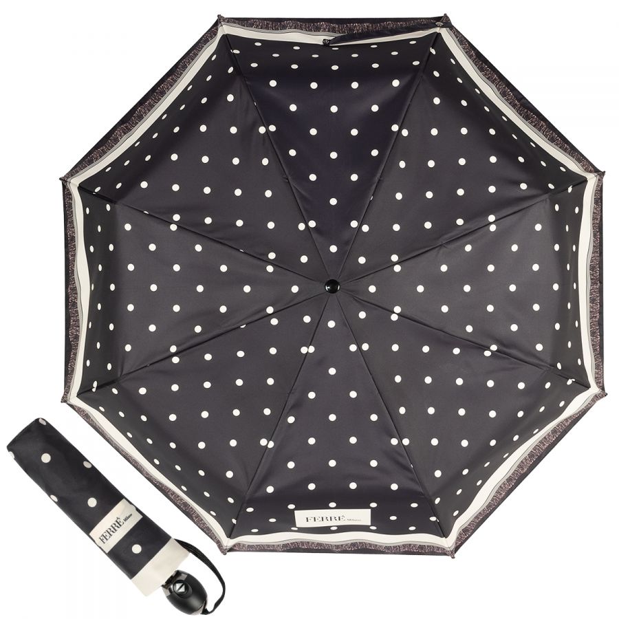 Зонт складной Ferre 6014-OC Dots Black