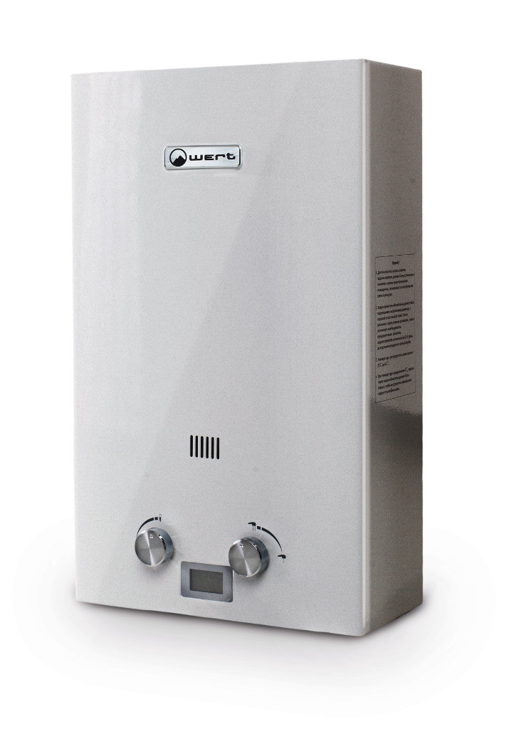 Автоматический газовый водонагреватель Wert 12E Silver