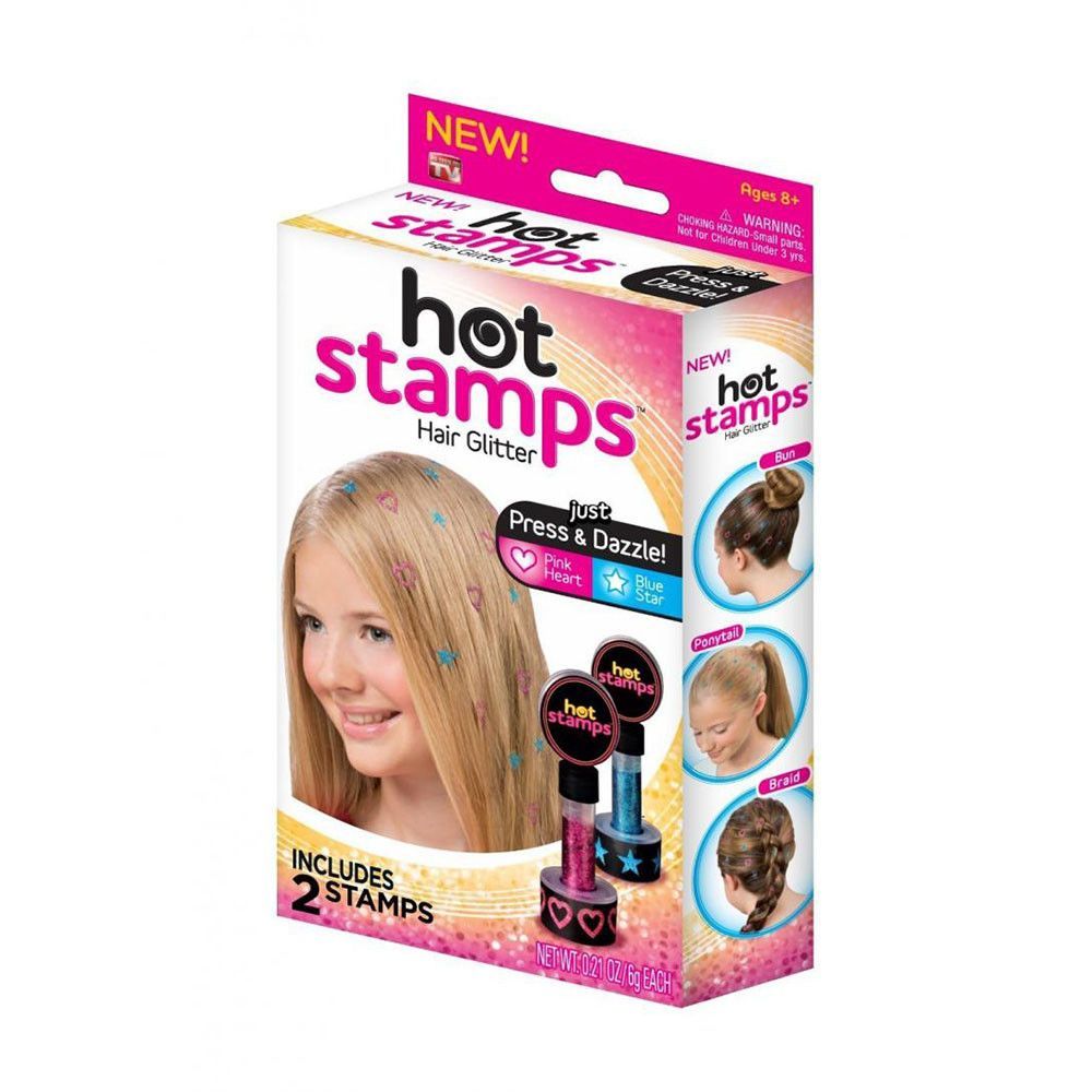 Штампы для нанесения рисунка на волосы Hot Stamps.