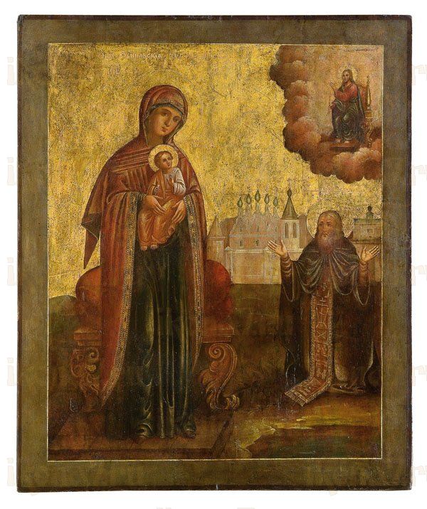 Икона Богородица Овиновская Россия до 1868 года