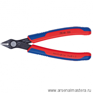 Кусачки (БОКОРЕЗЫ) для электроники прецизионные Electronic Super Knips KNIPEX 78 61 125
