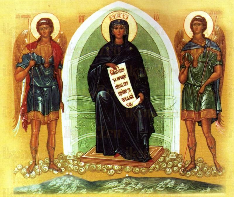 Магаданская икона Божией Матери (рукописная)