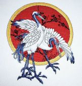 Cross stitch pattern "Cranes".