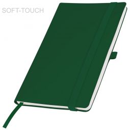 зеленые бизнес-блокноты Gracy с Soft-touch покрытием