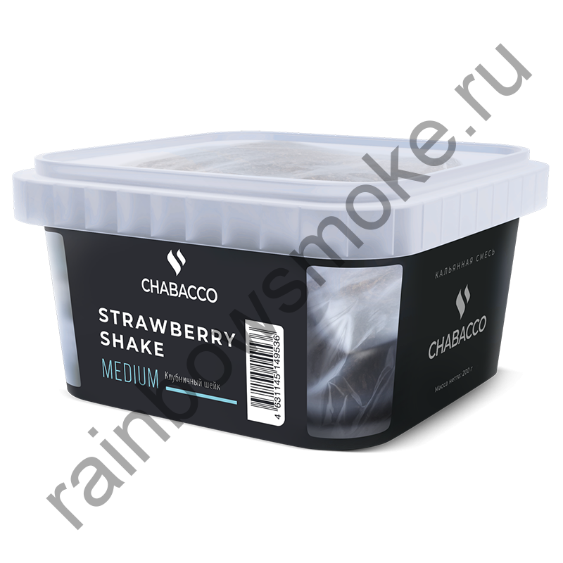 Chabacco Medium 200 гр - Strawberry Shake (Клубничный Шейк)