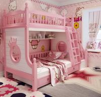 Кровать двухъярусная домик Принцесса Fantasy №IR09