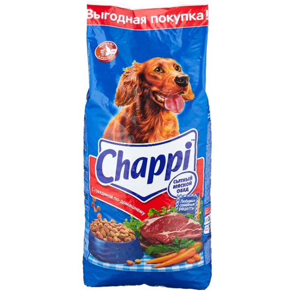 Корм для собак Chappi говядина 15 кг