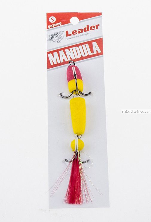 Мандула классическая Leader Mandula/ размер M/ 90мм/  Цвет 003/ красный-желтый-красный