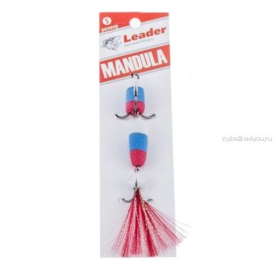 Мандула классическая Leader Mandula/ размер M/ 90мм/  Цвет 070/ белый-синий-красный (Триколор)