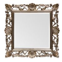 Зеркало Tiffany World TW03784oro в раме 106х106 схема 1