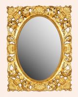 Зеркало Tiffany World H870 foglia oro в раме 73х93 схема 1