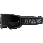 Fly Racing Zone Black Dark Smoke Lens очки для мотокросса
