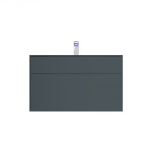 Тумба с умывальником подвесная AM.PM Inspire 2.0 M50AFHX1003GM 100 см, 3 ящика, графит матовый