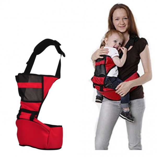 Многофункциональный хипсит со спинкой для переноски детей Hip Seat