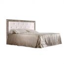 Кровать 2-спальная (1,6/1,8 м) с мягким элементом, стразами и подъемным механизмом Тиффани Премиум