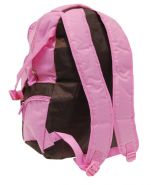 Рюкзак школьный "Action", цвет: коричневый, розовый