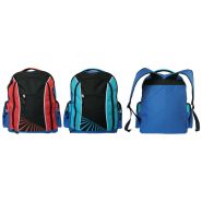 Рюкзак подростковый, разм.40,6х31,70х15,2 см, ассорти 2 цвета, красно-черный, сине-черный
