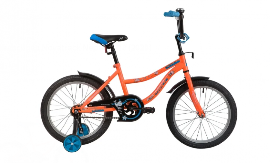 Детский велосипед Novatrack Neptune 18 (2020) Оранжевый (139665)