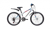 Подростковый горный (MTB) велосипед Novatrack Extreme 24 6 (2019) Белый (134053)