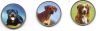 Собаки Набор монет 1 1/2 экю Канарские острова 2020 (3 монеты)