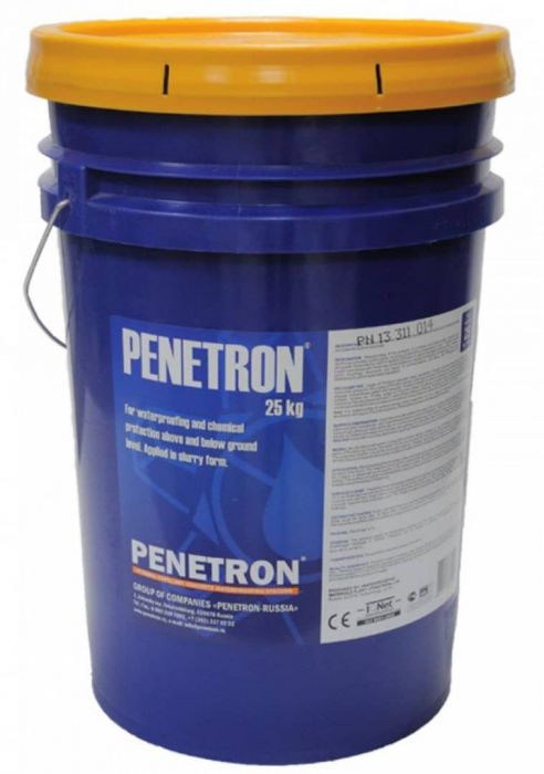 Гидроизоляционный состав однокомпонентный Пенетрон, 25 кг