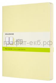 Книжка зап.Moleskine XLarge Cahier нелинованная нежно-желтая CH023M23